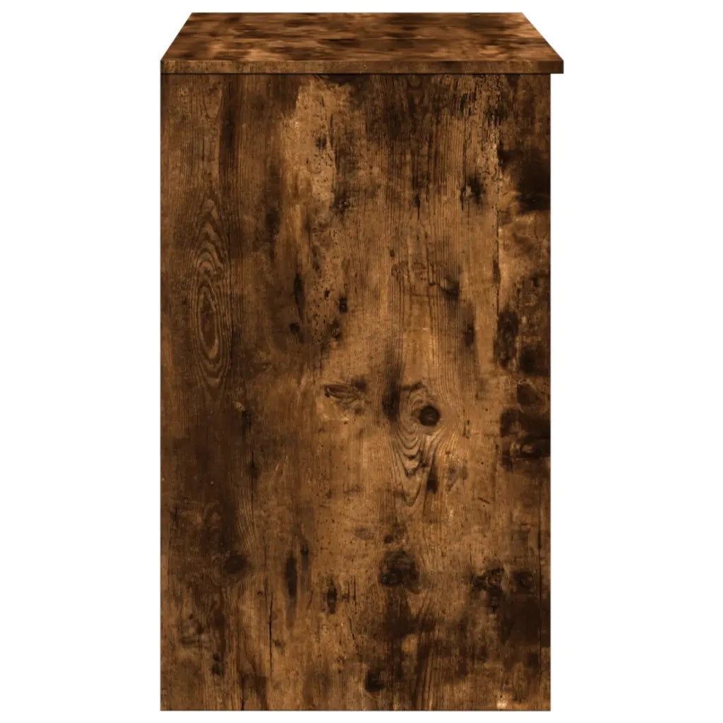 Toeletta | Tavolo da Trucco con Specchio Rovere Fumo 73x46,5x120 cm