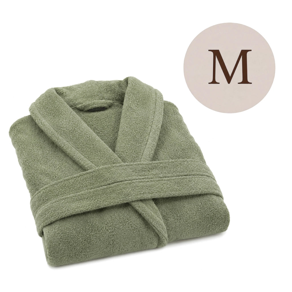 Satoka, Accappatoio 100% Cotone con Cappuccio, Verde Menta