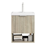 Mobile bagno sospeso con 2 ante e ripiano aperto; lavabo in ceramica bianca; per bagno; 49×39×61 cm; bianco