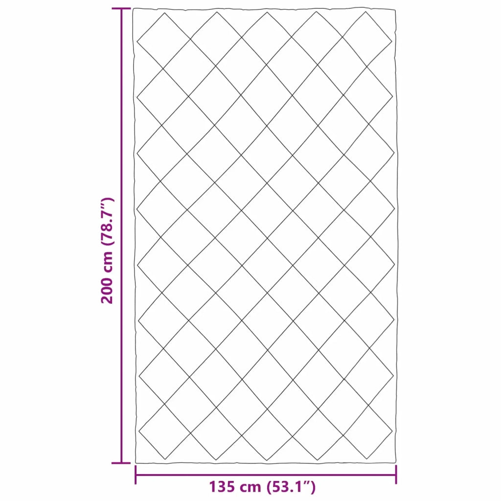 Duvet Estivo Grigio chiaro 200 x 155 cm Microfibra 42025502