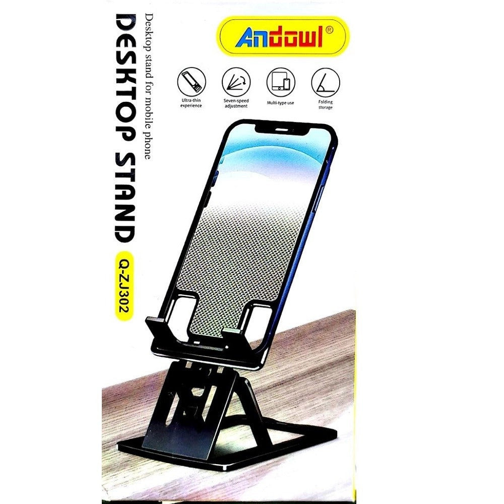 Trade Shop - Supporto Da Scrivania Porta Cellulare Tablet Da 4" Ufficio Ultra Sottile Q-zj302 -