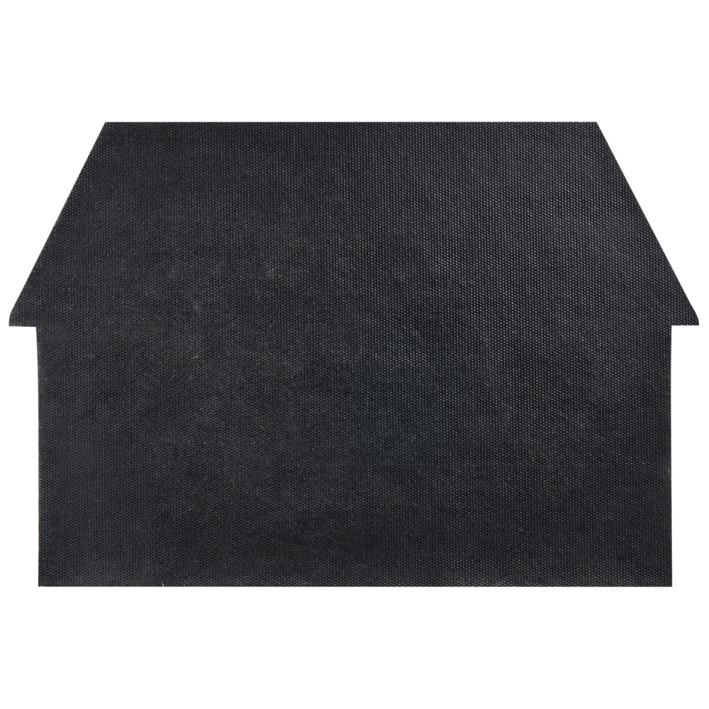Zerbino in fibra di cocco blu con fondo antiscivolo 60 x 90 cm - Zerbino decorativo antiscivolo per la casa