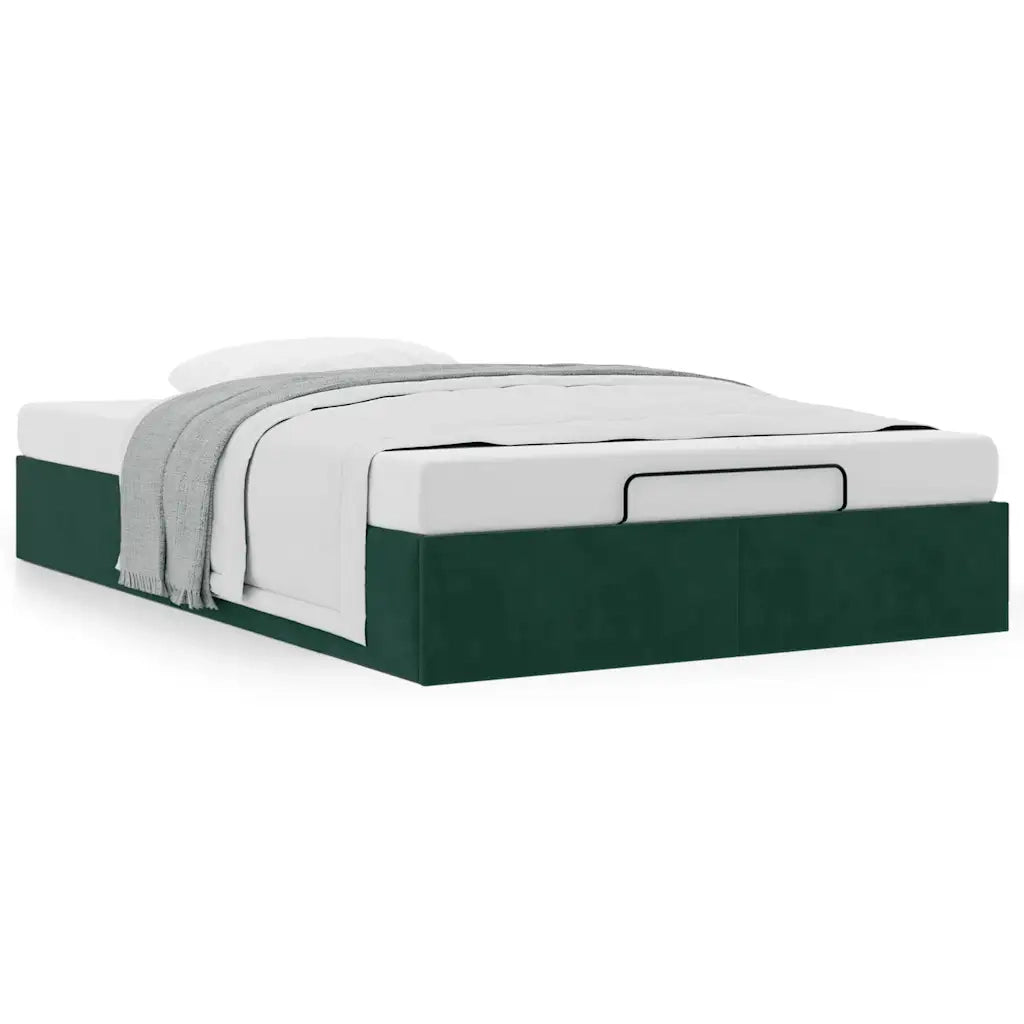 Struttura Letto Pouf Senza Materasso 120x190 cm Velluto 3310952