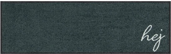 Mat antiscivolo - Resistente all'usura - Lavabile - Adatto per interni ed esterni - 1 pezzo - Poliammide - 30 x 100 cm