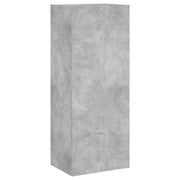 Mobile TV multimediale mensola TV credenza TV montaggio a parete adatto per sala da pranzo soggiorno camera da letto 40,5 x 30 x 102 cm legno ingegnerizzato grigio 02_0027778
