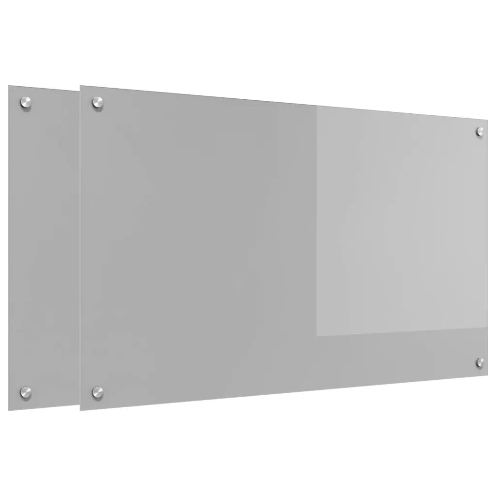 Schienale da cucina 2 pcs Grigio chiaro 100 x 60 cm 3415457