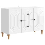 Mobile TV-Credenza per TV Bianco Lucido 89 x 34,5 x 60 cm Legno ingegnerizzato