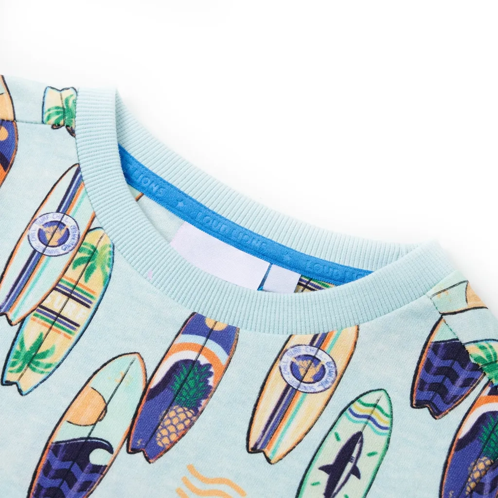 Felpa da Bambino Blu Tenue Mélange 128 11822