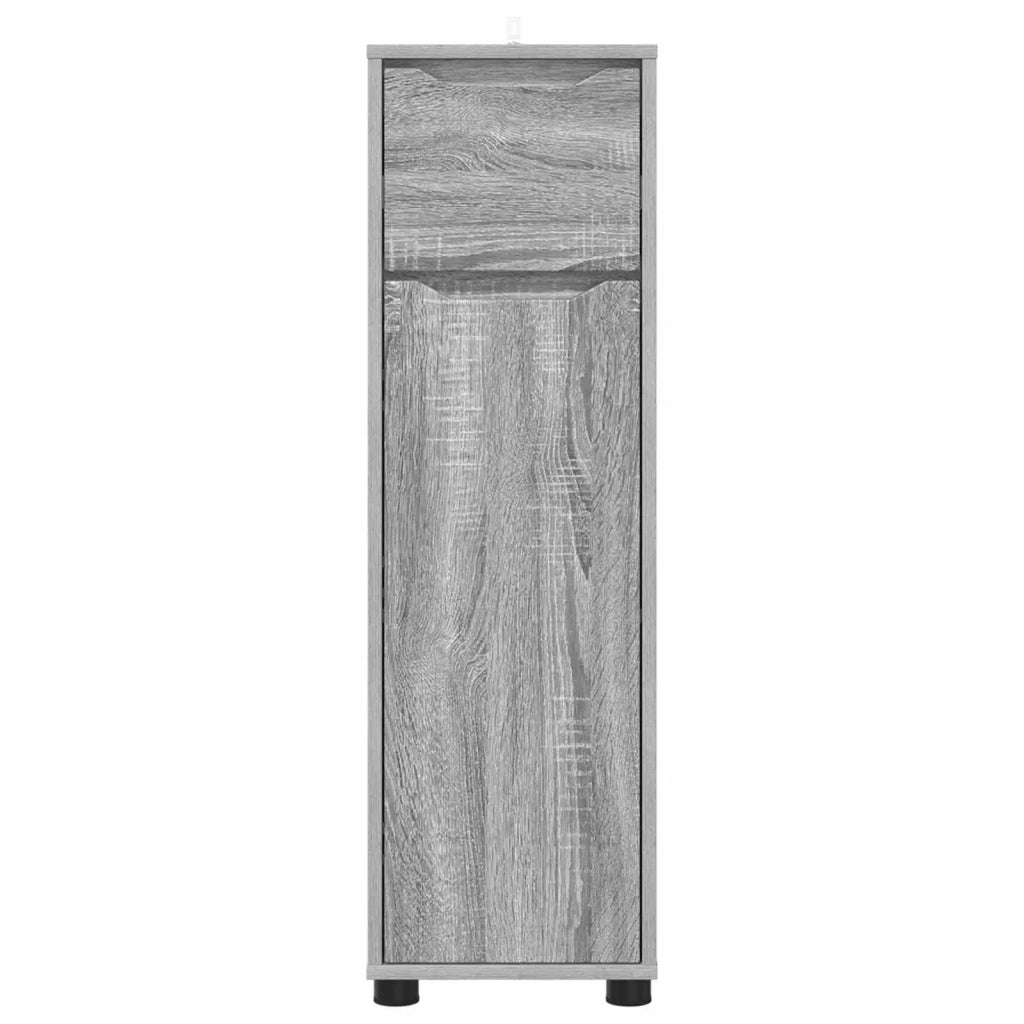 Mobile da Bagno con cassetto Grigio Sonoma 30,5 x 30 x 101 cm 888743