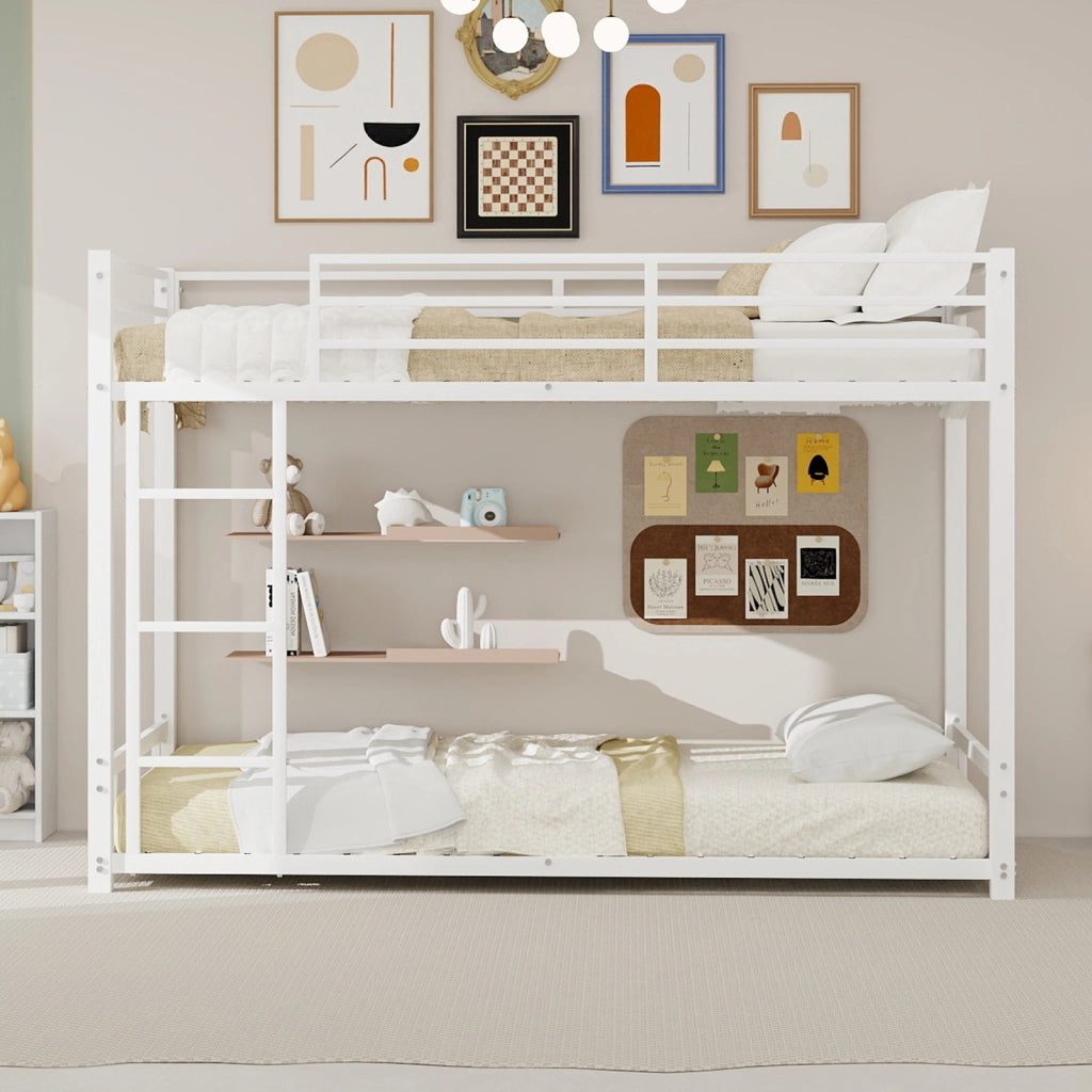 LETTO a castello in metallo bianco 197x98x136 cm