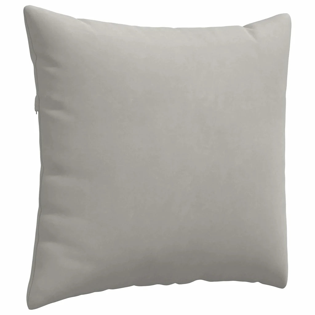 Cuscini da Divano 2 pz | Cuscini per sedie Grigio chiaro 50 x 50 cm Tessuto