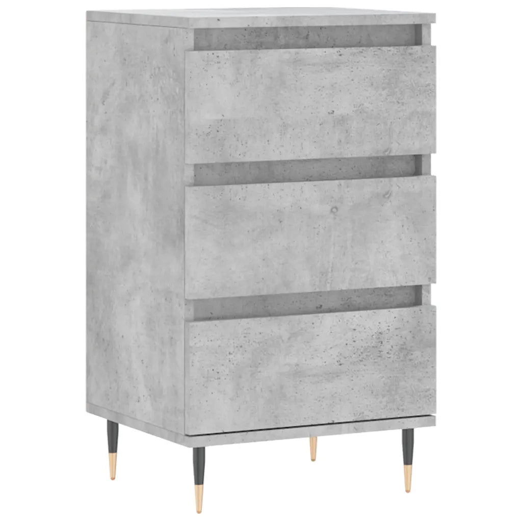 Credenza-Buffet-Armadio da cucina Grigio Cemento 40x35x70 cm in Legno Multistrato 529458