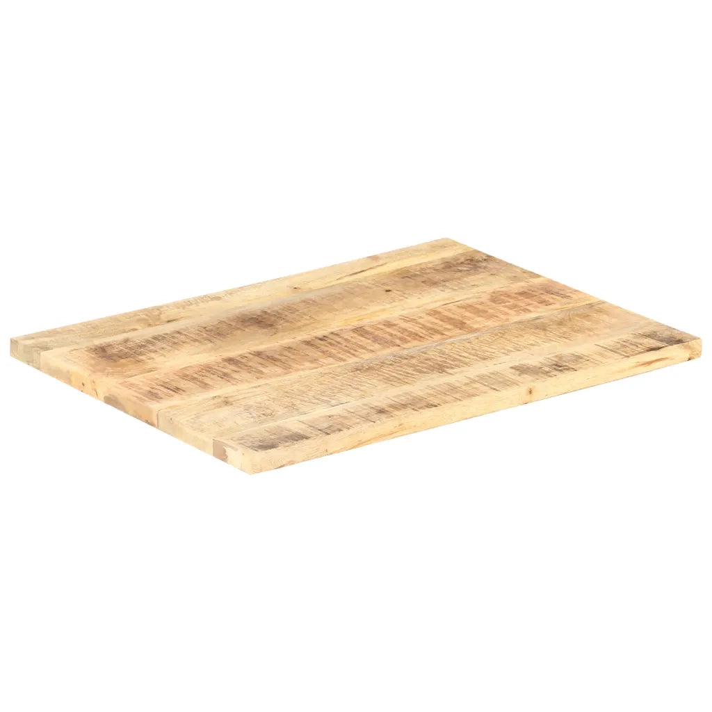 Piano Tavolo in Legno Massello di Mango 25-27 mm 80x70 cm 286028