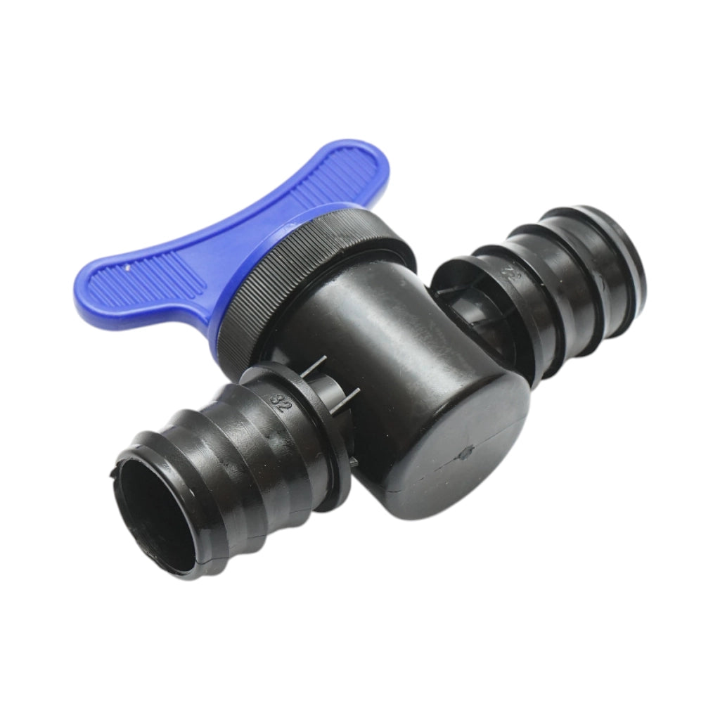 Rubinetto a goccia uguale 32x32 mm per sistemi di irrigazione