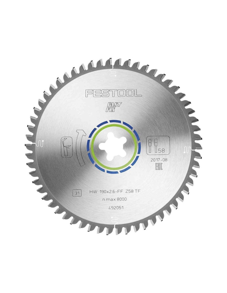Festool lama per sega da banco a trazione aluminium/plastics  492051 (Ø 190 mm) 4014549033593
