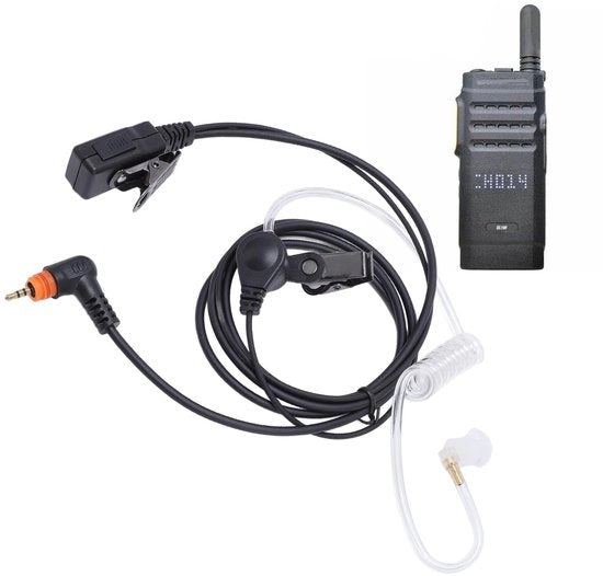 Cuffie Radio con Microfono - Infradotato - Materiale ABS/TPU - Nero - Compatibile con SL1K/SL2K/SL300 - Adatto per Apparecchi Radio