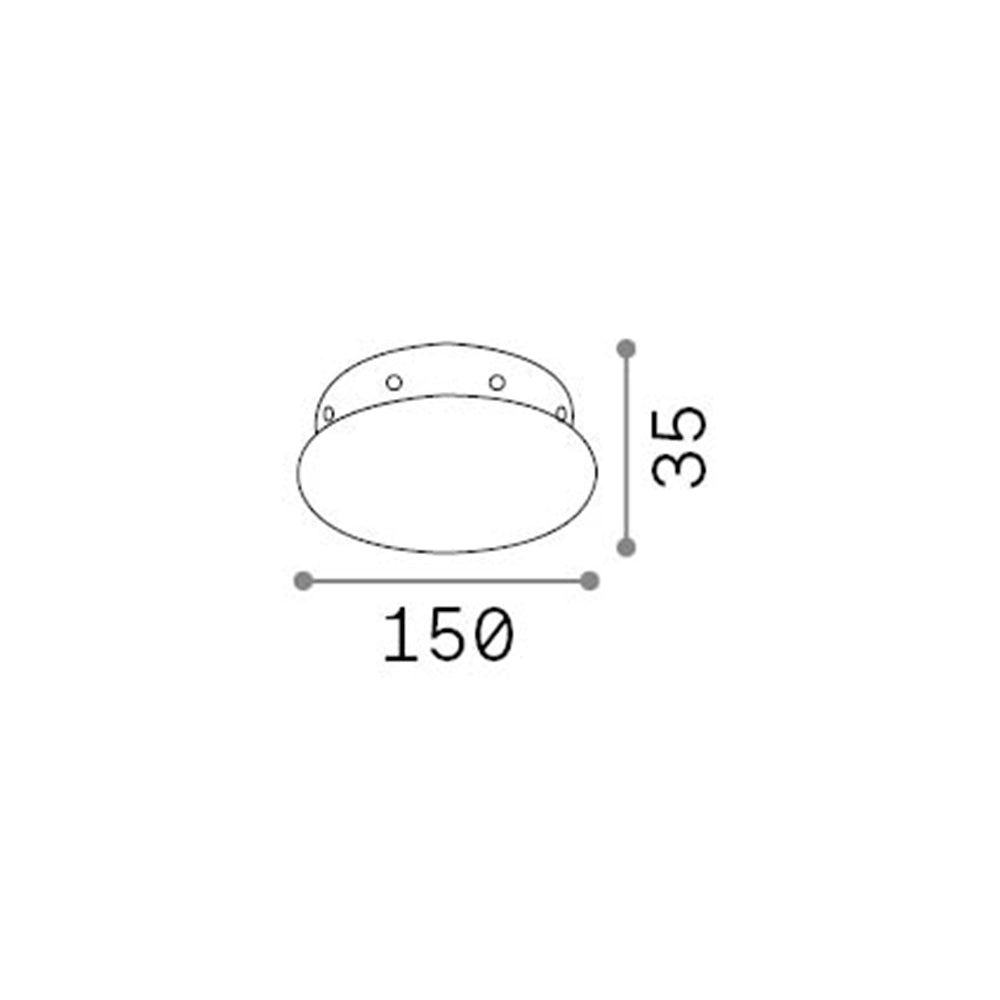 Rosone Magnetico All In Metallo Rame 8 Luci