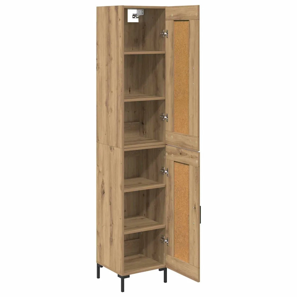 Credenza | Madia | Buffet da pranzo | Armadio da pranzo Rovere artigianale 34,5 x 34 x 180 cm