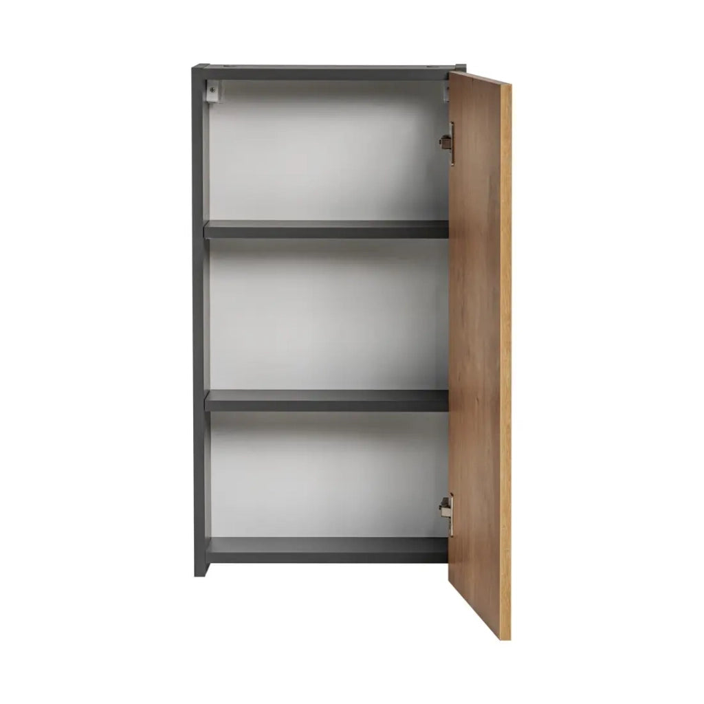 Colonna di stoccaggio TAMO - 1 porta - Colore grigio antracite - L40 × P16 × H75 cm - Da appendere