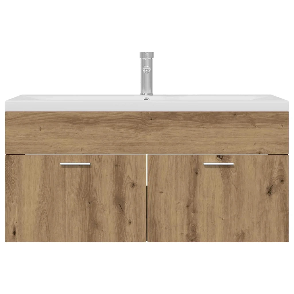 Mobile da Bagno con porta Rovere artigianale 100 x 38,5 x 46 cm 3415971