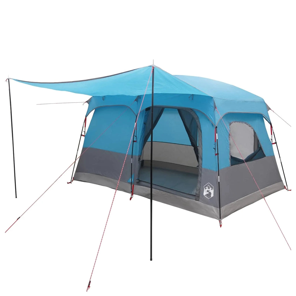 Tenda Familiare con tetto Blu 380 x 260 x 190 cm Poliestere 42028494