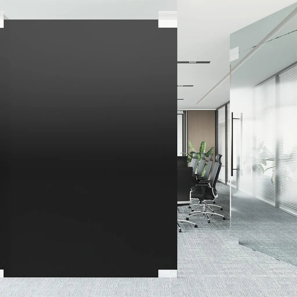 Pellicole per Vetri Statiche Smerigliate Nere 3pz in PVC 3208955