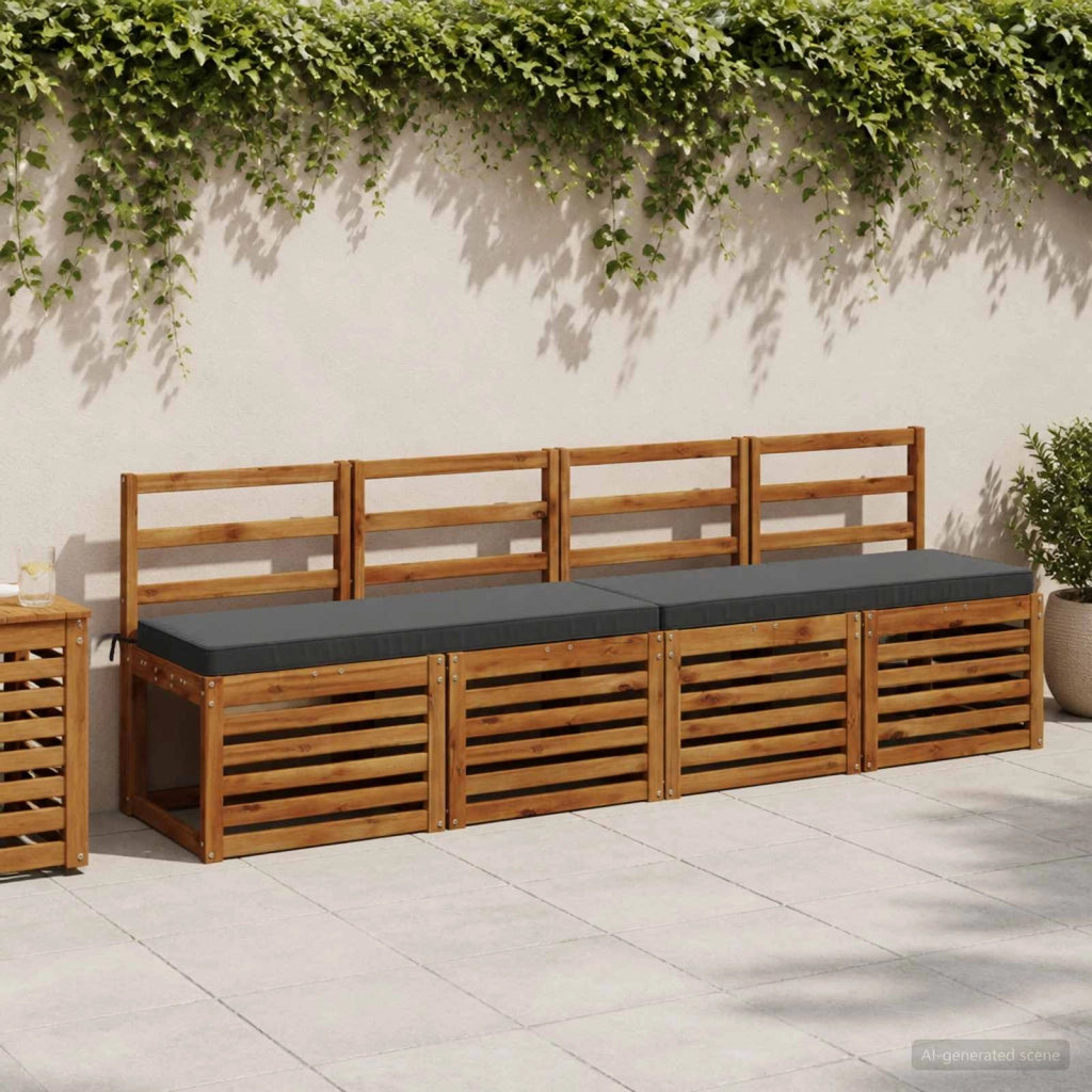 Cuscino per Panchina a 1 Pezzo VUGHT 100% Poliestere Antracite 951250