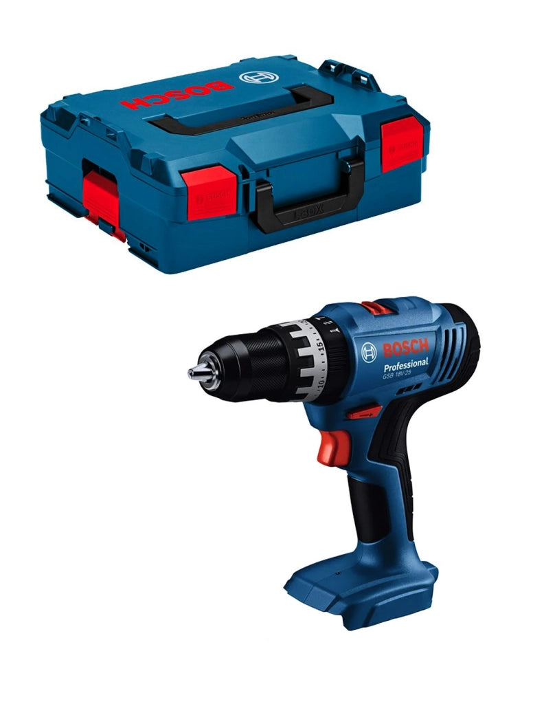 Trapano a Percussione BOSCH GSB 18V-25 (Solo corpo + L-Boxx 136)