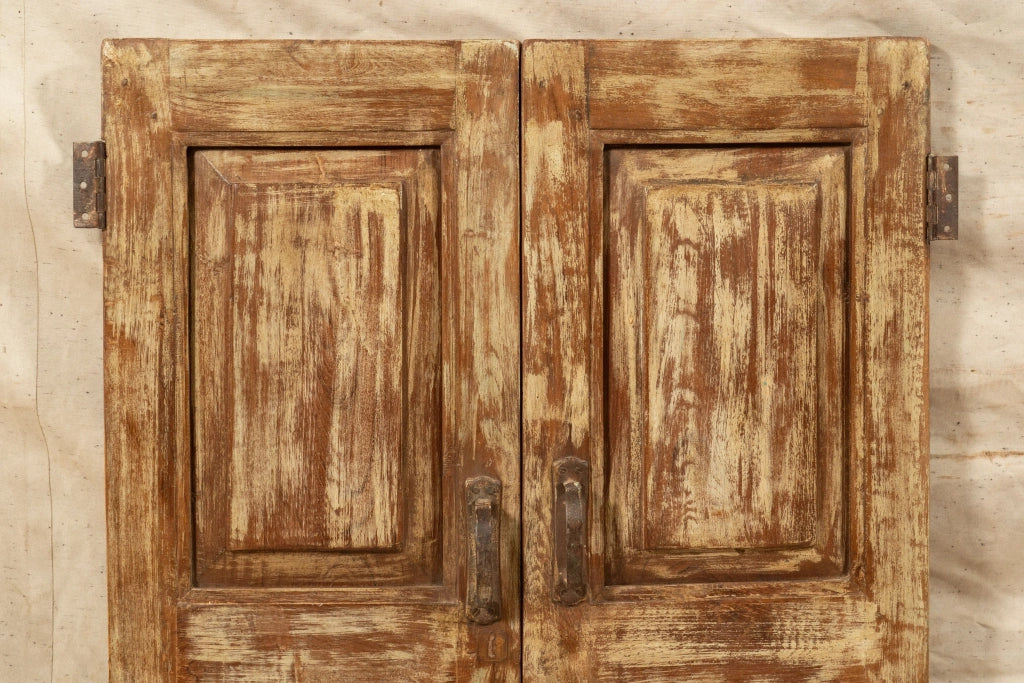 Biscottini Tapparella / scurino in legno massello di teak, articolo antico perfettamente restaurato