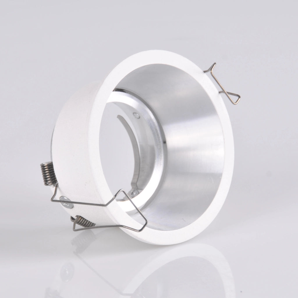Faretto incasso orientabile bianco/argento Polux KOLDING 315465