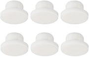 Stopper a fori conica con silicone - 14-15mm - 6 pezzi - Bianco - Sostituzione duratura