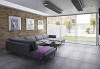 Stufa Elettrica ad Infrarossi 141x20,1x5,8 cm da Soffitto 1800W in Alluminio Dimmerabile Moel Hot-Top Nera