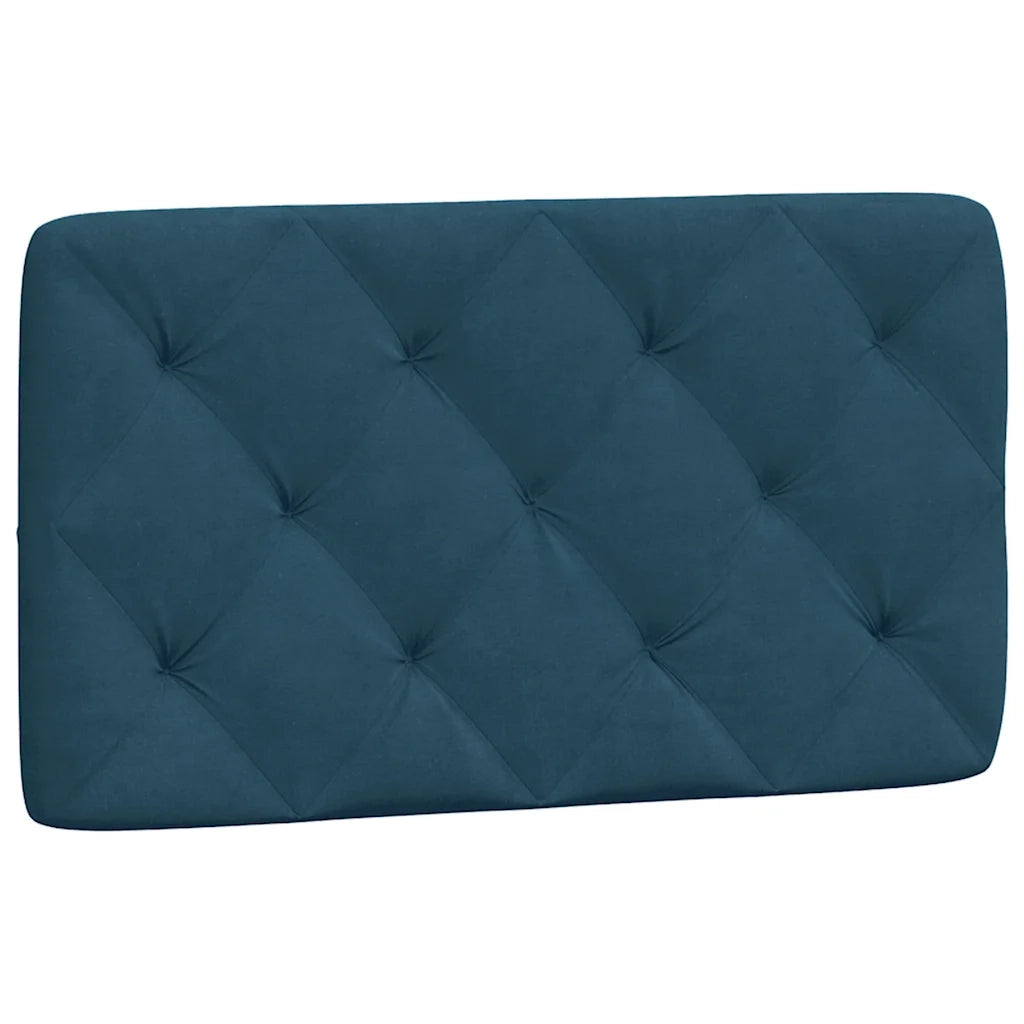 Cuscino Testiera Blu 80 cm in Velluto CFW5411077