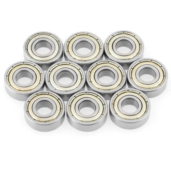 10 pezzi di balestre a rulli 696ZZ in acciaio inossidabile - 6 x 15 x 5 mm