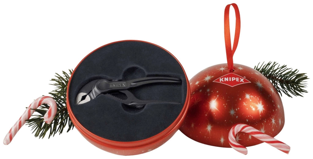 Knipex 8700100XMAS Cobra XS in una pallina di Natale EDIZIONE LIMITATA Lungh. 102mm