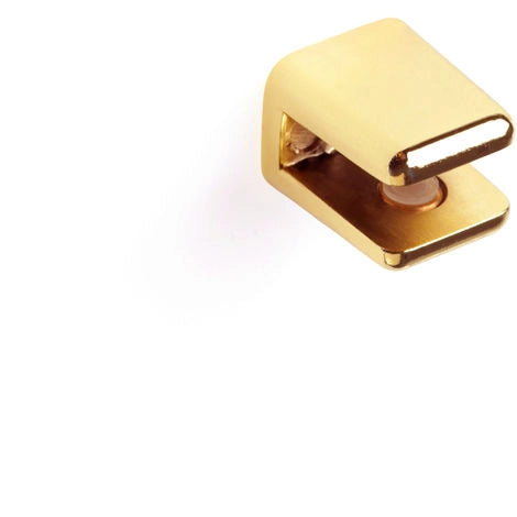 MENSOLINA REGGIVETRO A MORSETTO 'AZ80' Oro lucido - 2 pezzi