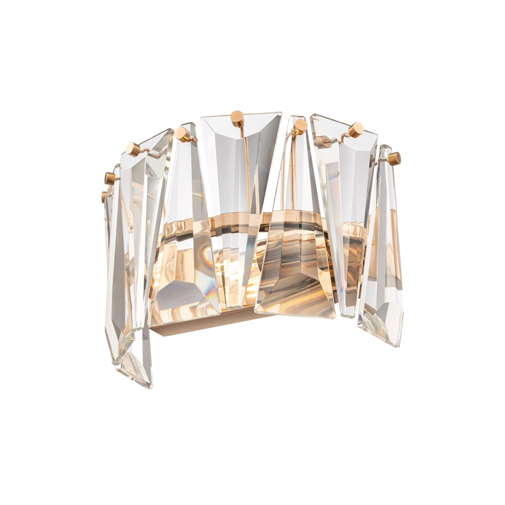 Applique cristallo ottone Puntes Maytoni MOD043WL-01G