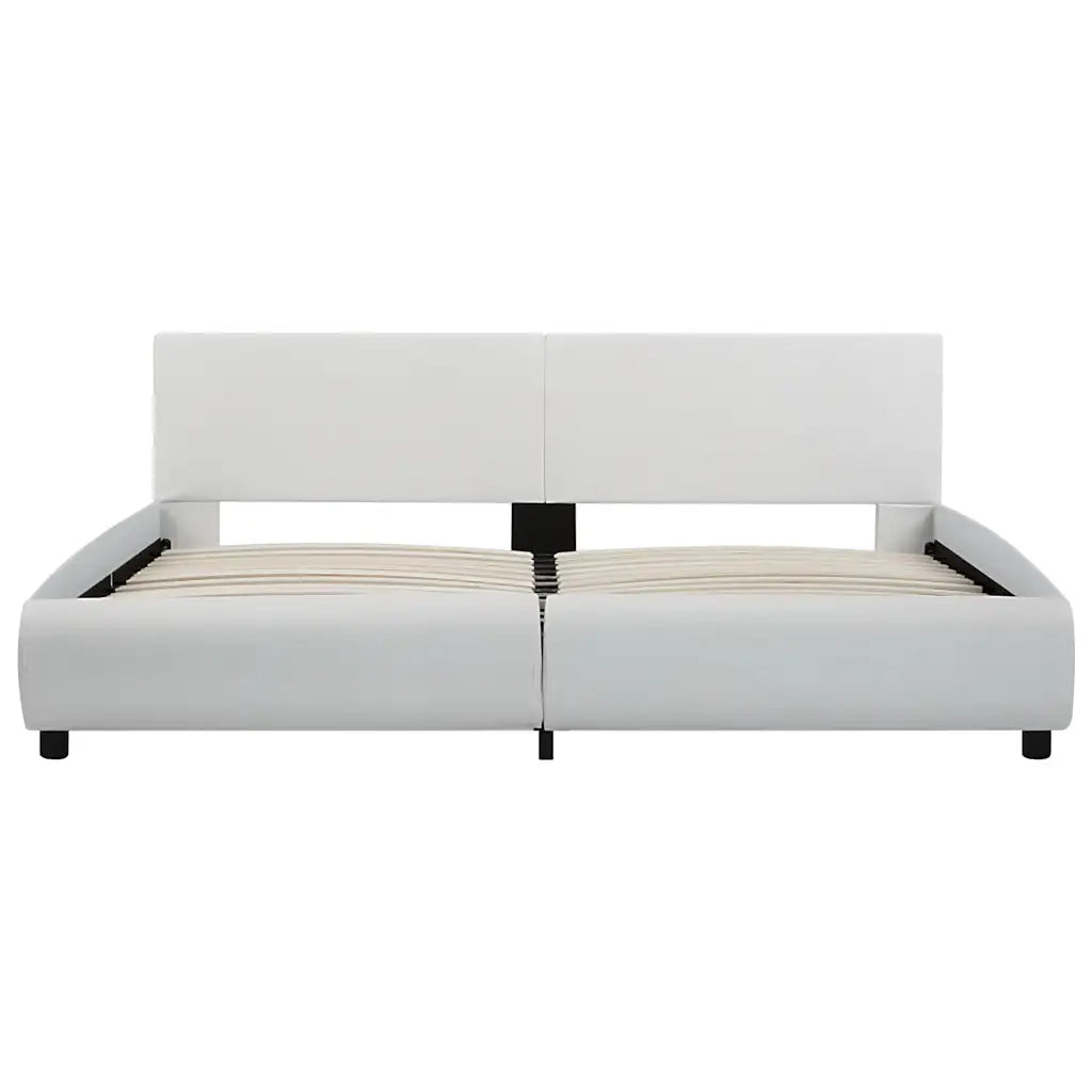 Giroletto con LED Bianco in Similpelle 160x200 cm