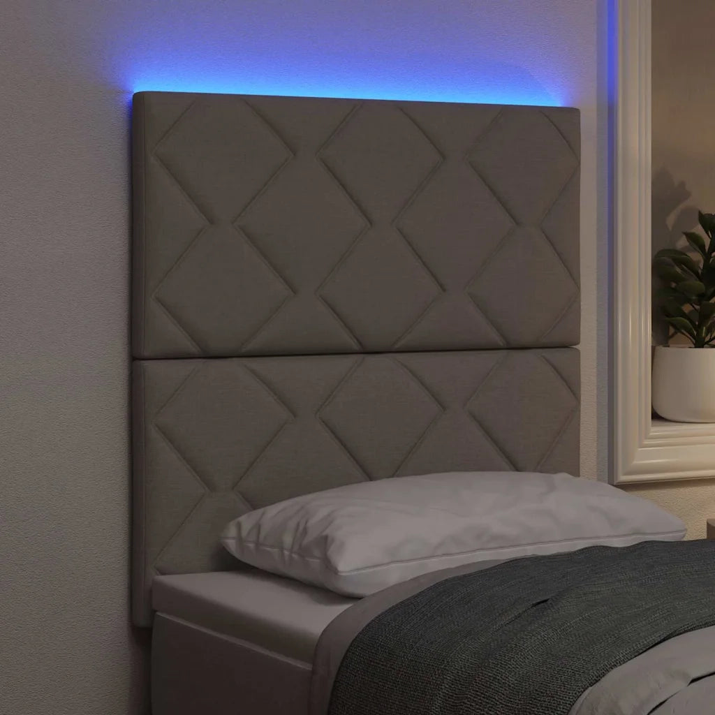 Testiera LED Talpa 80 cm Tessuto 3338479