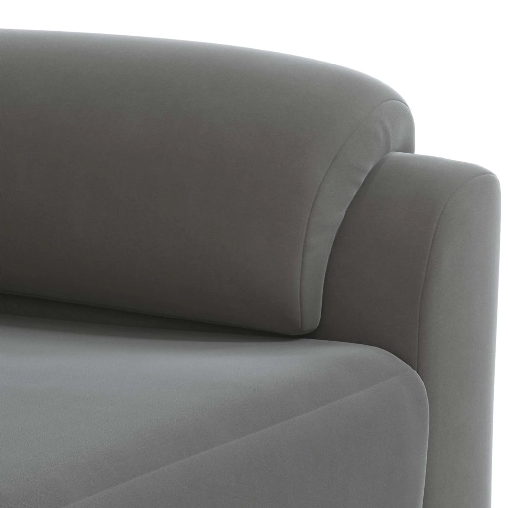 Set di divani 2 pcs Grigio Scuro Velluto 3430435