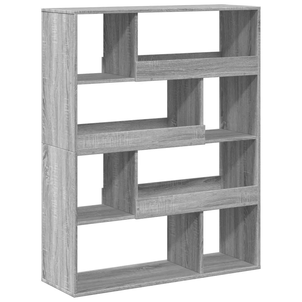 Libreria Grigio Sonoma 100x33x125,5 cm in Legno Multistrato 3309335