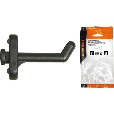 GANCIO A MENSOLA SELF WORKIT - PLT X PANNELLO ESPOSITIVO MM 30 CF=PZ 6- 5 confezioni