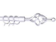 SCORRITENDA BRIXO ETRURIA SILVERAL SPIRAL BASTONE PER TENDE ARREDO CASA