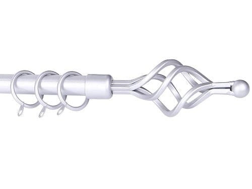 SCORRITENDA BRIXO ETRURIA SILVERAL SPIRAL BASTONE PER TENDE ARREDO CASA