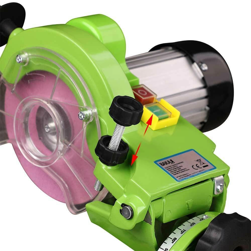 Affilacatene Elettrico Catena Motosega Affila Catena da banco 230W 2 Dischi 145