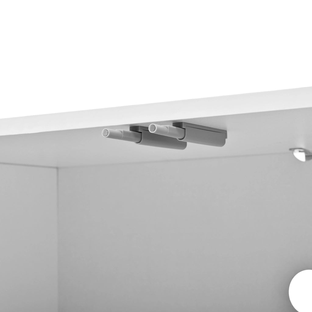 Mobile TV Soggiorno ¨C MINIMAL ¨C con 5 Ante, Truciolato e MDF, Piedini in Metallo
