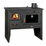 Termostufe Stufa a Legna Fornello Boiler Forno Ghisa Top Solido Prity W12 P41,16kw