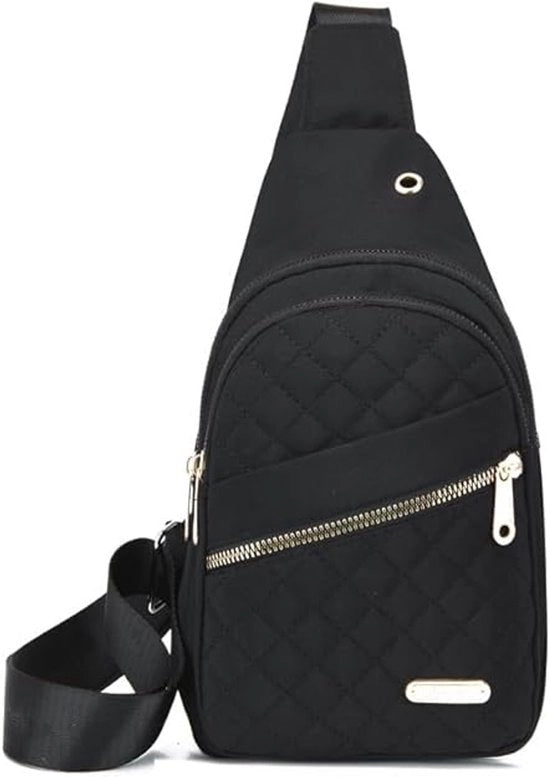 Borsa a Sling per Donna a Corpo, Tasca a Spalla Casual per Viaggi e Escursioni