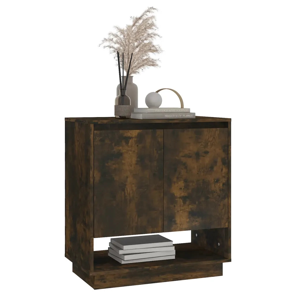 Credenza Rovere Fumo 70x41x75 cm in Truciolato cod mxl 20347