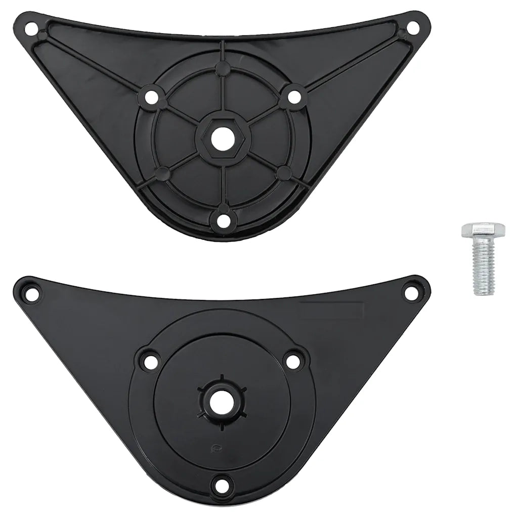 Set Gambe Tavolo Altezza Regolabile Nere 870 mm 242149
